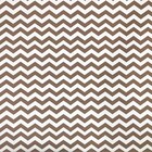 Puff Opala Zig Zag Bege D81 Com Suede Preto Pés Palito Castan