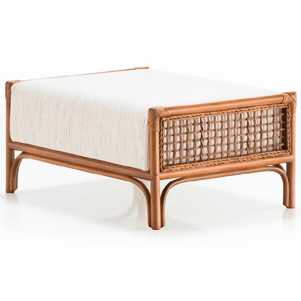 Puff Oslen Ozki 38 Cm (altura) Madeira Eucalipto Cedro Tecido