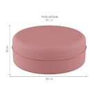 Puff Oxford Rosê 82 Cm