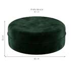 Puff Oxford Verde Musgo 82 Cm