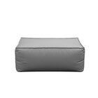 Puff Para Área Externa Tecido Outdoor Trancoso Cinza