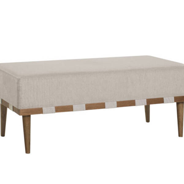 Puff Para Quarto Madeira Maciça 1,20m - Califórnia - Bianchi