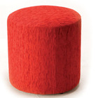 Puff Para Recepção De Escritório Linha Recepção Puff Cor Verm