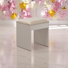 Puff Para Sala Banqueta Mdf Maia Para Penteadeira Quarto