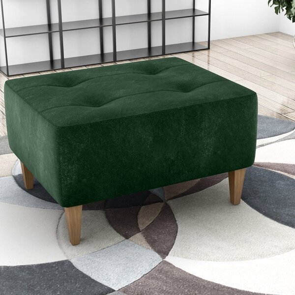 Puff Para Sala De Estar 62cm X 37cm Piva Maserati Verde