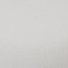 Puff Para Sala De Estar Bouclê Respiro Off White