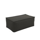 Puff Para Sala De Estar Em Linho Trancoso Grafite