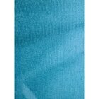 Puff Para Sala De Estar Giulia 160 Cm Azul/dourado