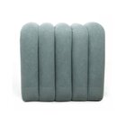 Puff Para Sala De Estar Tube Boucle Azul