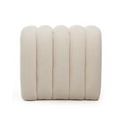 Puff Para Sala De Estar Tube Boucle Natural