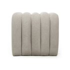 Puff Para Sala De Estar Tube Boucle Prata