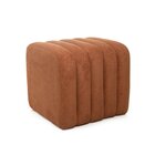 Puff Para Sala De Estar Tube Boucle Terra