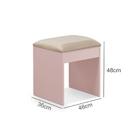 Puff Para Sala Decorativo Banqueta Maia Para Penteadeira