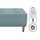 Puff Para Sala Piva 62 Cm Tecido Boucle Milani Store