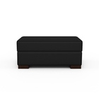 Puff Paris Em Couro Sintético Preto