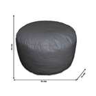 Puff Pastilha Em Preto