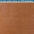 Puff Patchwork Mh-9811 Herval Redondo Madeira Eucalipto Estof