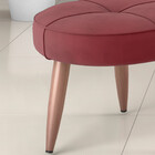 Puff Pé Palito Decorativo Para Sala De Estar Havana Matrix