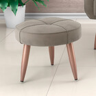 Puff Pé Palito Decorativo Para Sala De Estar Havana Matrix