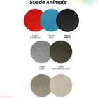 Puff Pé Palito Quadrado Não É Segredo Suede Animale Preto 40x