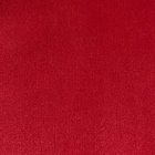 Puff Pé Palito Quadrado Não É Segredo Suede Liso Vermelho 40x