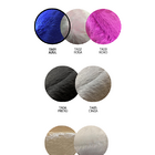 Puff Pé Palito Redondo Não É Segredo Astracan Pelúcia Azul 40