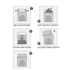 Puff Pet Baú Casinha Desmontável Dobrável Corino Rosa 38x38 M