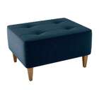 Puff Piva Suede Azul