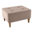 Puff Piva Suede Bege