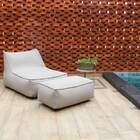 Puff Poltrona Flow Bege 115x80cm Wupa Brasil