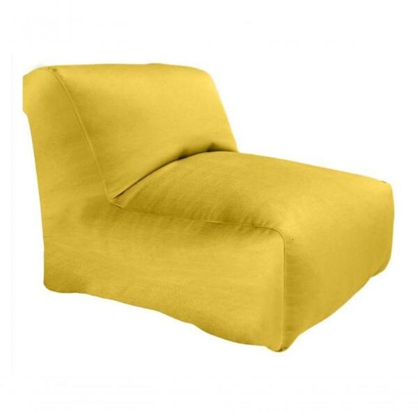 Puff Poltrona Pérola De Isopor Amarelo