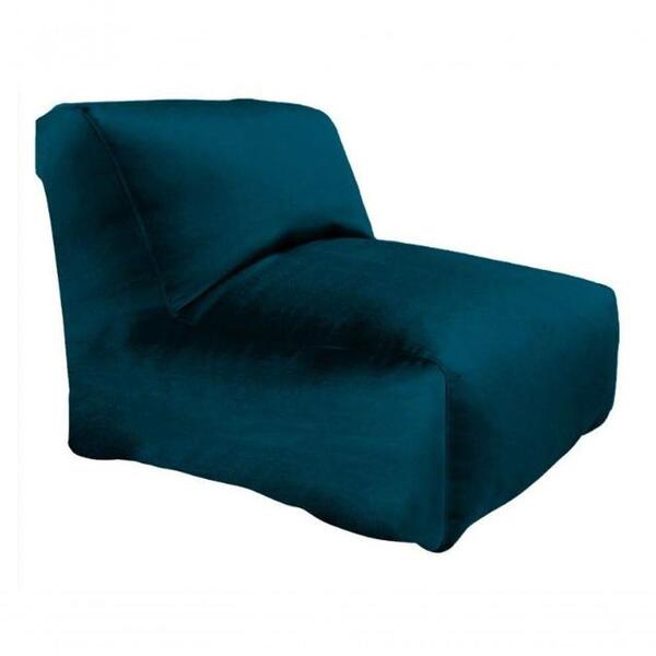 Puff Poltrona Pérola De Isopor Azul Petróleo