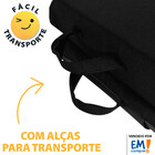 Puff Portátil Multiuso 3 Em 1 Colchonete Portátil De Espuma M