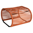 Puff Porto Para Área Externa Em Alumínio E Corda Náutica