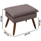 Puff Puf Banqueta Pes Palito Ale Veludo Sanch