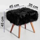 Puff Puf Decorativo Sien Pelo Sintetico Sone