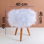 Puff Puf Decorativo Tumir Pelo Sintetico Sone