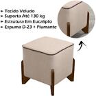 Puff Puf Para Sala Chui Veludo Sanch