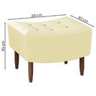 Puff Puf Para Sala Pes Madeira Synd Corano Peer