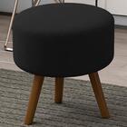 Puff Puf Para Sala Pes Palito Small Veludo Peer