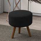 Puff Puf Para Sala Pes Palito Small Veludo Peer