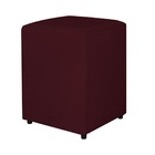 Puff Quadrado Bordo - Vallisa Decor