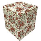 Puff Quadrado Cazoli Laranja Impermeável