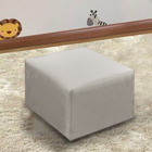Puff Quadrado Decorativo Quarto Bebê Ternura Veludo - Vs Deco