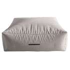 Puff Quadrado Gigante Linho Cru