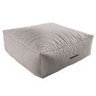 Puff Quadrado Gigante Linho Cru
