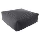 Puff Quadrado Gigante Suede Grafite