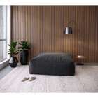 Puff Quadrado Gigante Suede Grafite