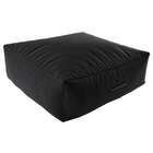 Puff Quadrado Gigante Suede Preto