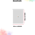 Puff Quadrado Não É Segredo Veludo Marrom Escuro Rodinha 40x4